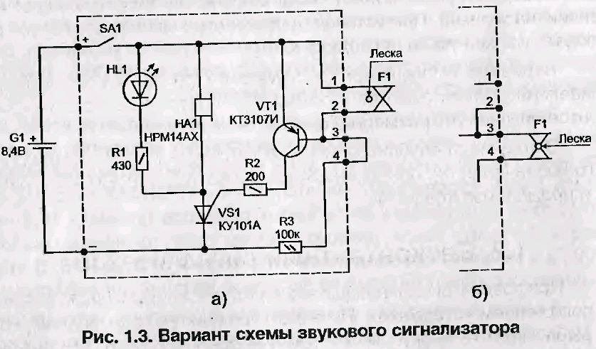 Схема электрической удочки