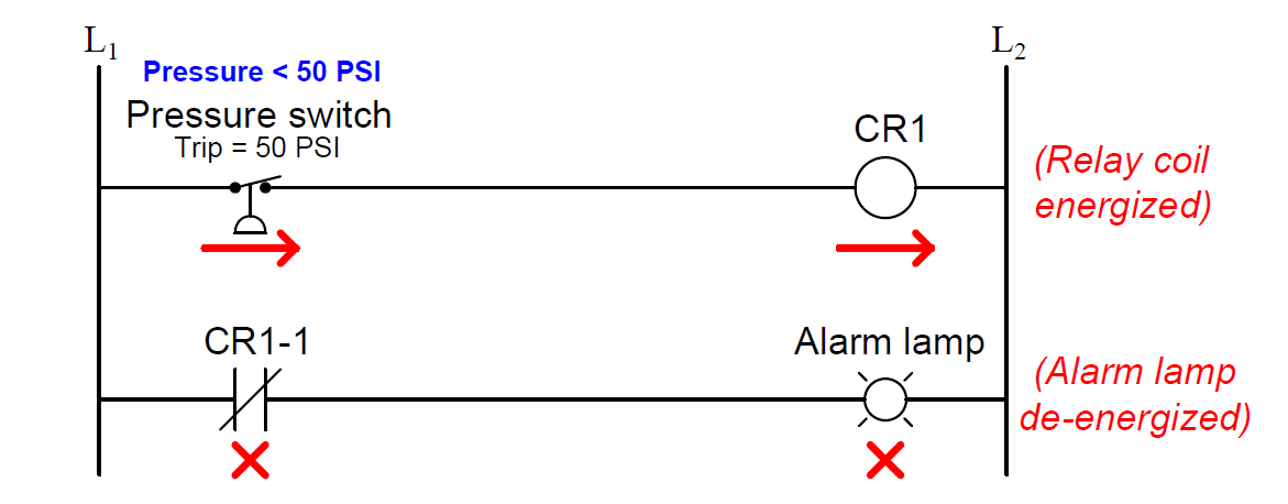 Relay Control Switch Circuit