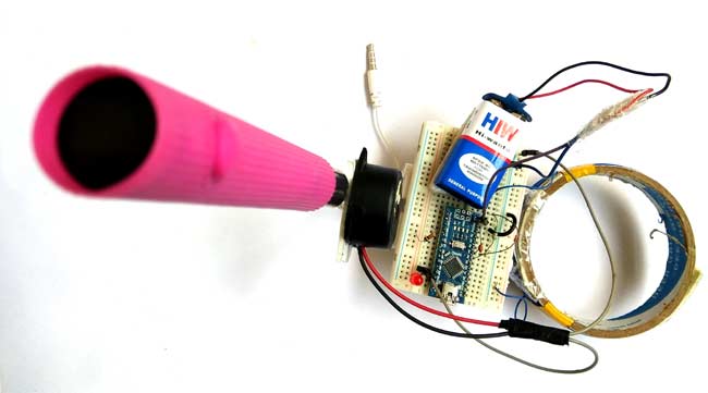 Metal Detector using Arduino in action