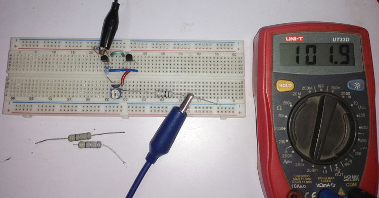 Testing the Simple Constant Current Generator Circuit 