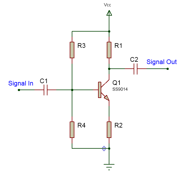 Pre-Amplifier Transistor Application