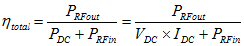 Efficiency of Microwave Devices