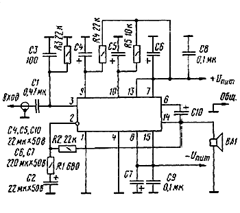 УМЗЧ на TDA7295 с электронным регулятором громкости КА2250, TC9153