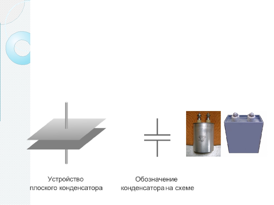 Конденсатор рисунок физика