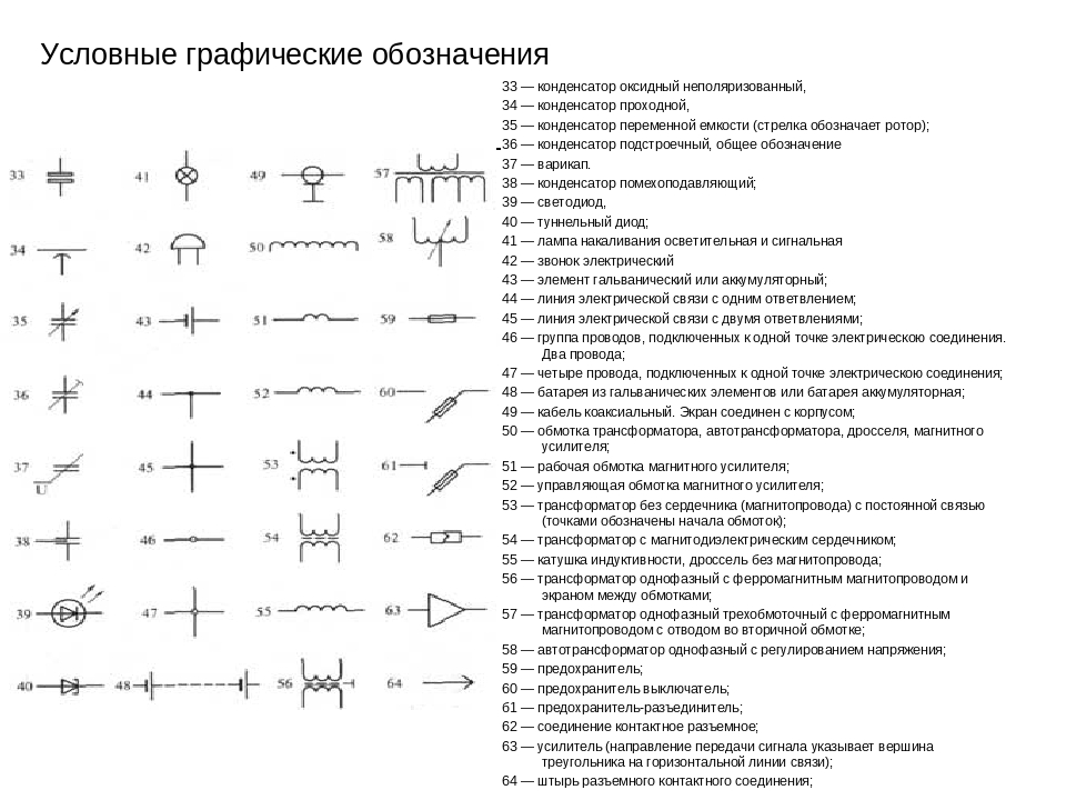 Скользящий контакт на схеме