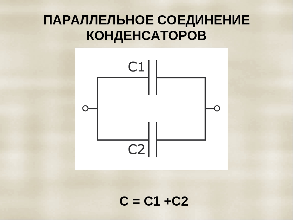 Конденсатор рисунок физика