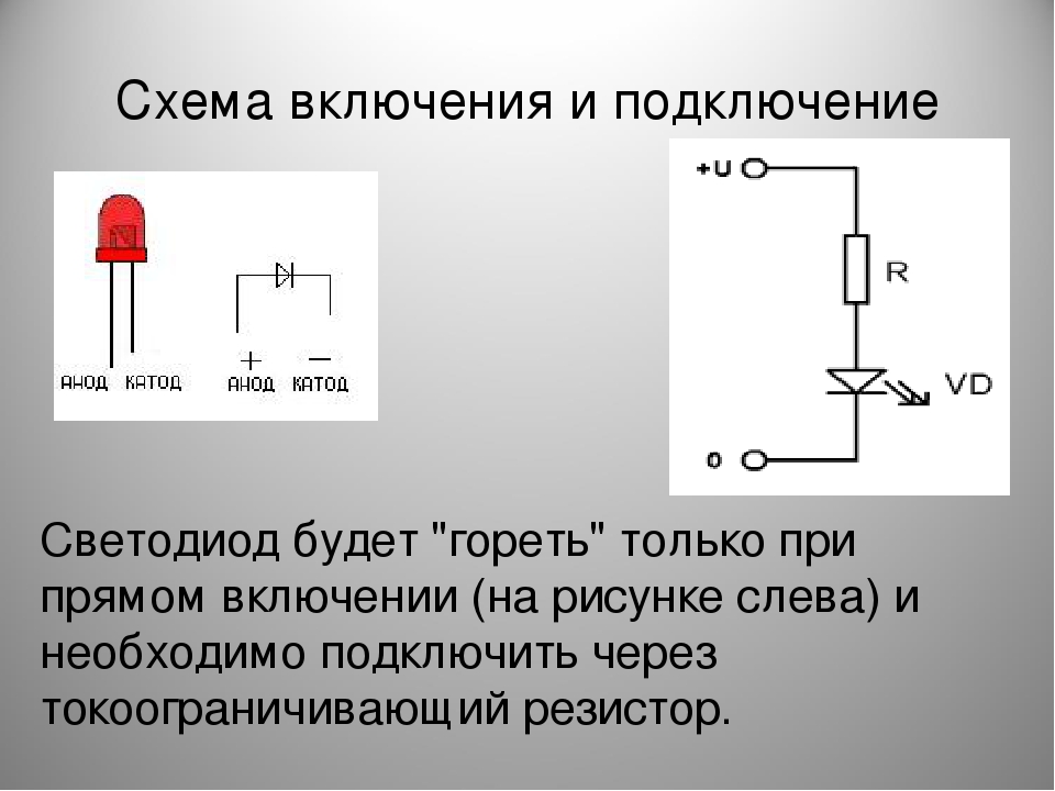Как ставить диод. Схема резистор диод светодиод. Схема включения светодиода через резистор. Как подключить светодиод схема. Схема подключения светодиода к 220в через резистор и стабилитрон.