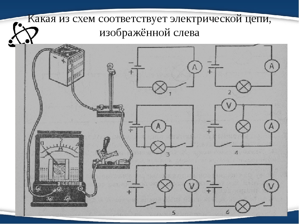 Схема электричества физика