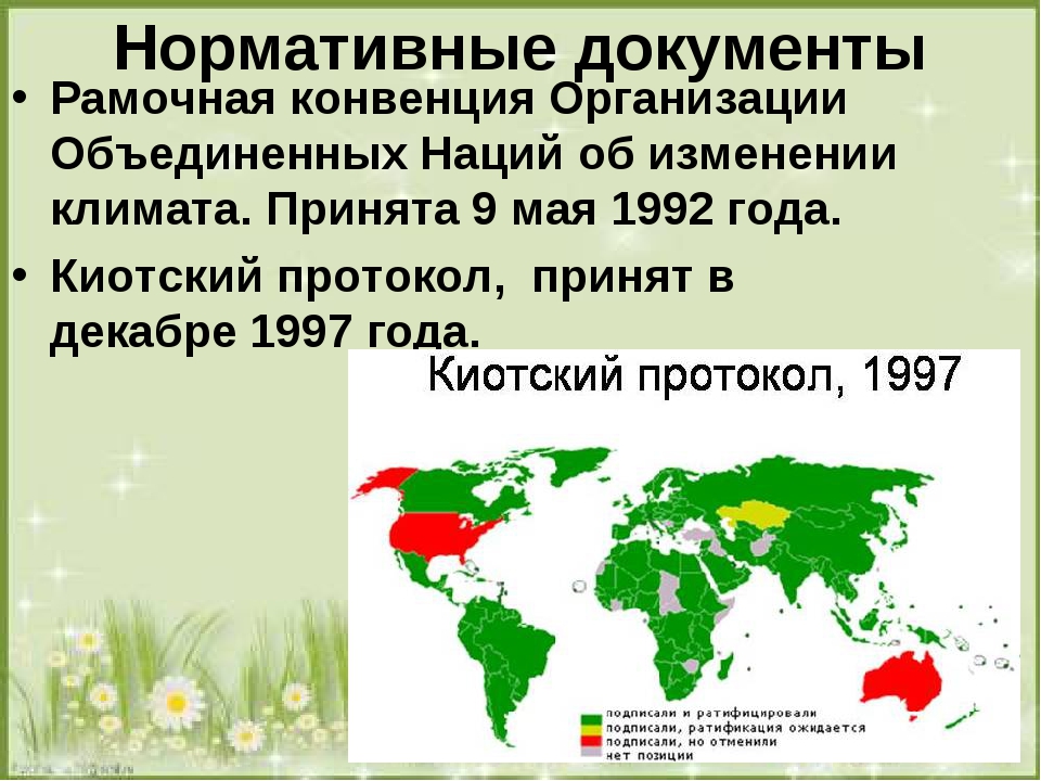 Киотская конвенция картинки для презентации