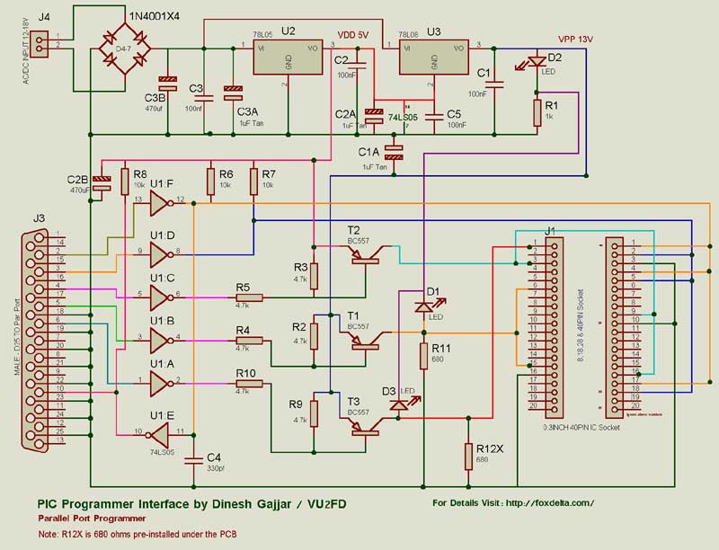 Схема на программатор на pic