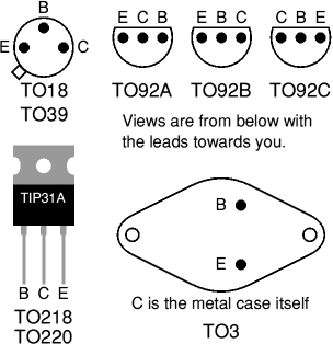 Transistor leads