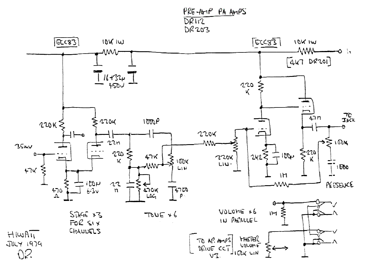 Схема комбиков. Гитарный усилитель Hiwatt 100 схема. Гитарный комбик схема. Предусилитель для бас гитары схема. Усилитель мощности для бас гитары схема.