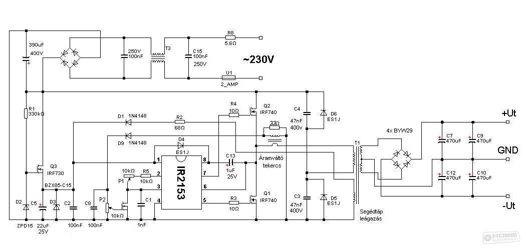 Схема ибп на ir2153