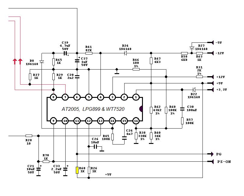 Wt7520 схема включения описание на русском схема