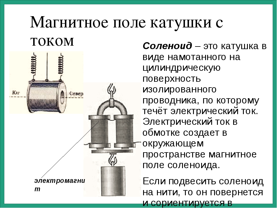 Катушка электромагнитная схема