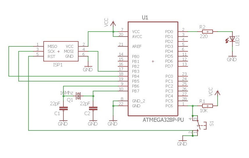 Схемы на atmega328p