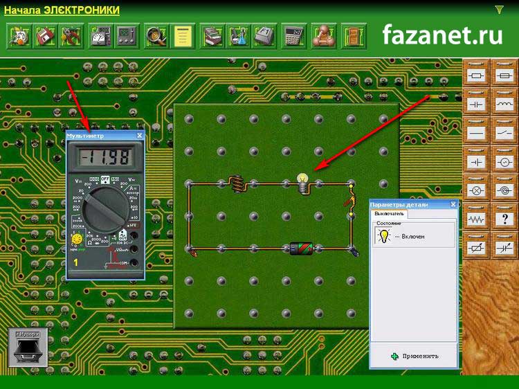 Начала электроники. Панель осциллографа multisim. Моделирование электронных схем в multisim. Программы для электрика. Программы для электроники.