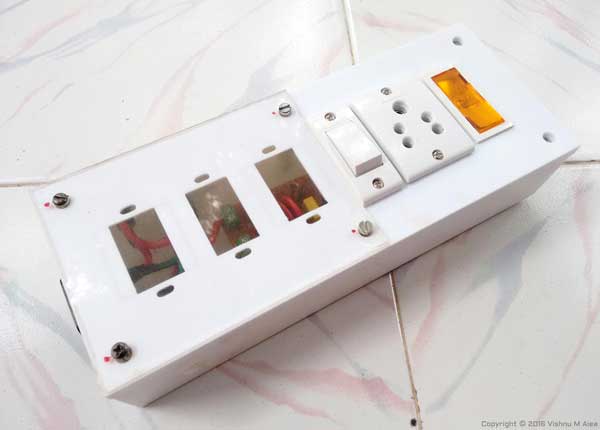 finished surge protector