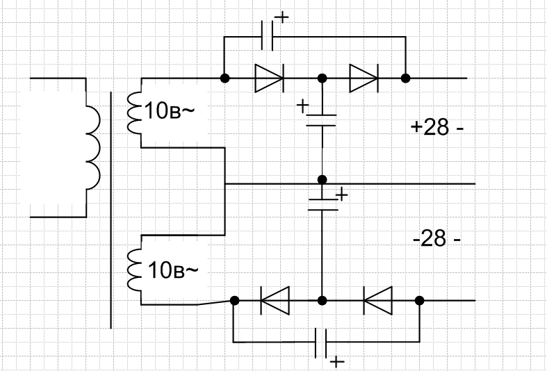 Удвоитель постоянного напряжения схема