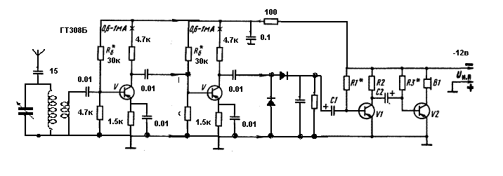 Вч усилитель схема