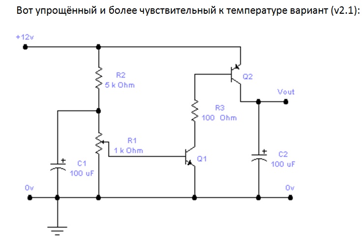 Схема компьютерного вентилятора