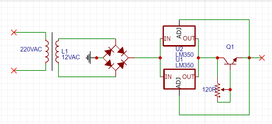 Lm350t характеристики схема подключения для регулировки питания