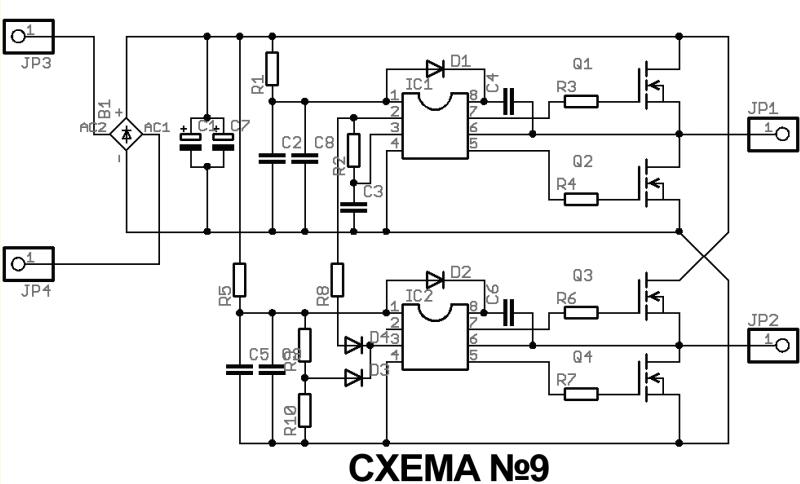 Ir2151 схема включения