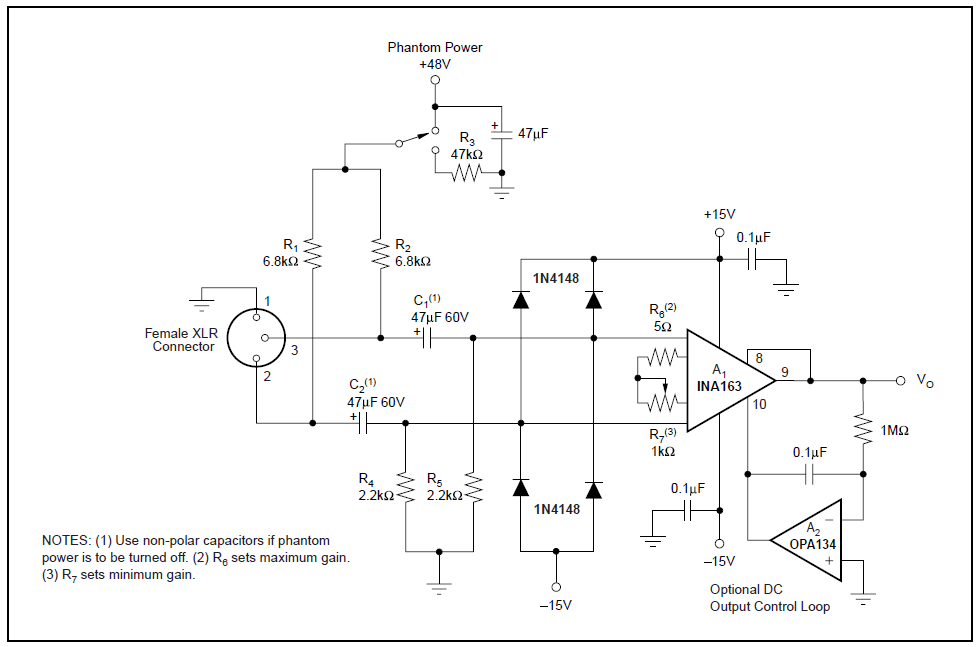 Фантомный усилитель схема