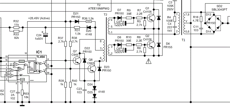 Lpf2 250w схема