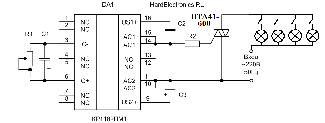 Схема кр. Кр1182пм1 схема регулятора мощности. К1182пм1р регулятор мощности схема. Кр1182пм1 плавный пуск. Регулятор мощности на симисторе bta41-600 и микросхеме к1182пм1р.