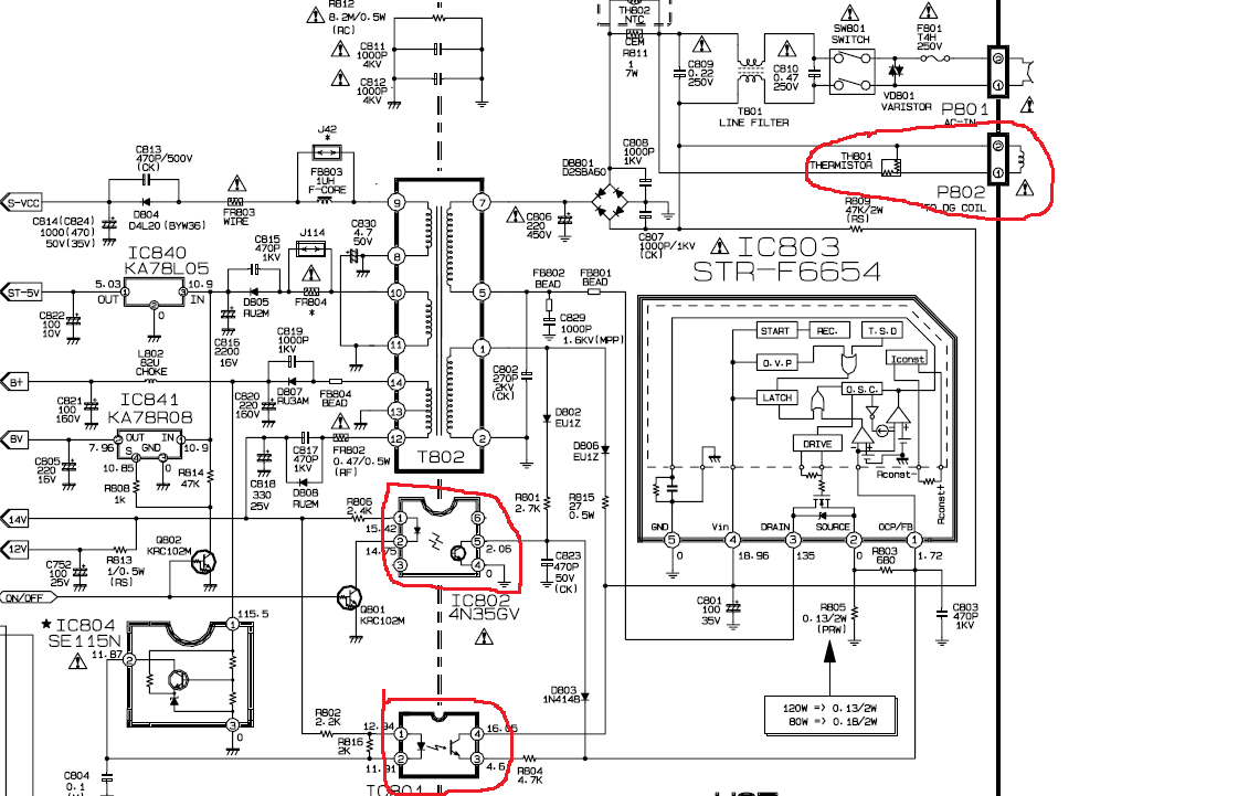 Lg 42la615v блок питания схема