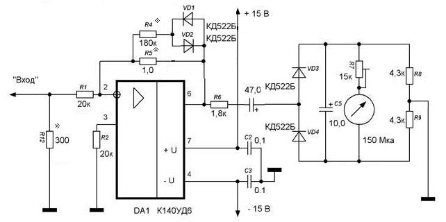 Уд708 схема включения с однополярным питанием