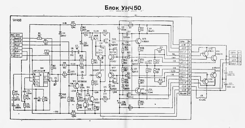 Усилитель феникс 50у008с схема