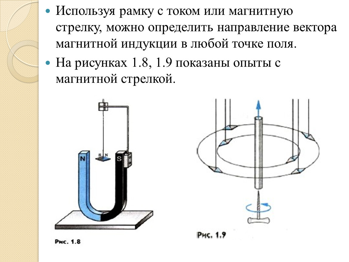 На рисунке изображена магнитная стрелка находящаяся в точке а внешнего магнитного поля как направлен