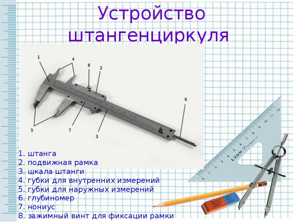 Показанный на рисунке штангенциркуль с числовым отсчетом является измерительным прибором