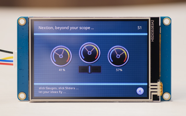 Дисплей nextion проекты