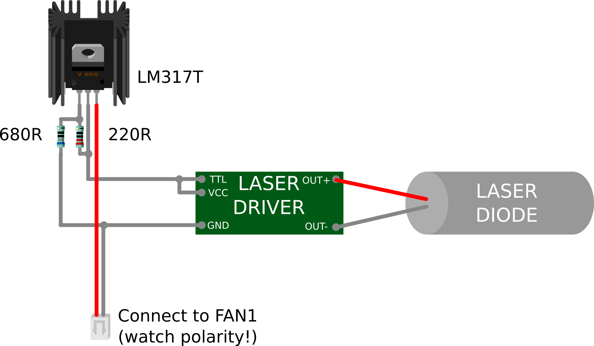 Питание лазеров. Лазер от DVD привода lm317. Схема подключения TTL лазера. Лазер из DVD привода lm317. Драйвер лазера на lm317.