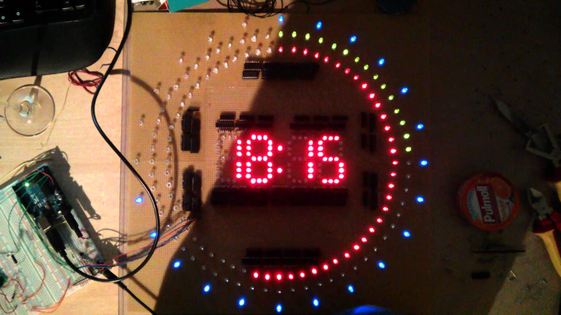 Часы на ардуино. Led Clock ардуино. Аналоговые часы ардуино на светодиодах. Arduino ws2812b 5x5 Clock. Ретро часы ардуино led.