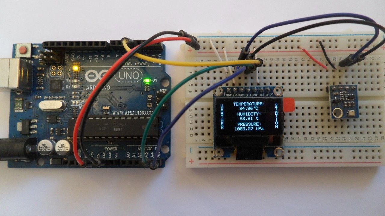 Метеостанция ардуино проект