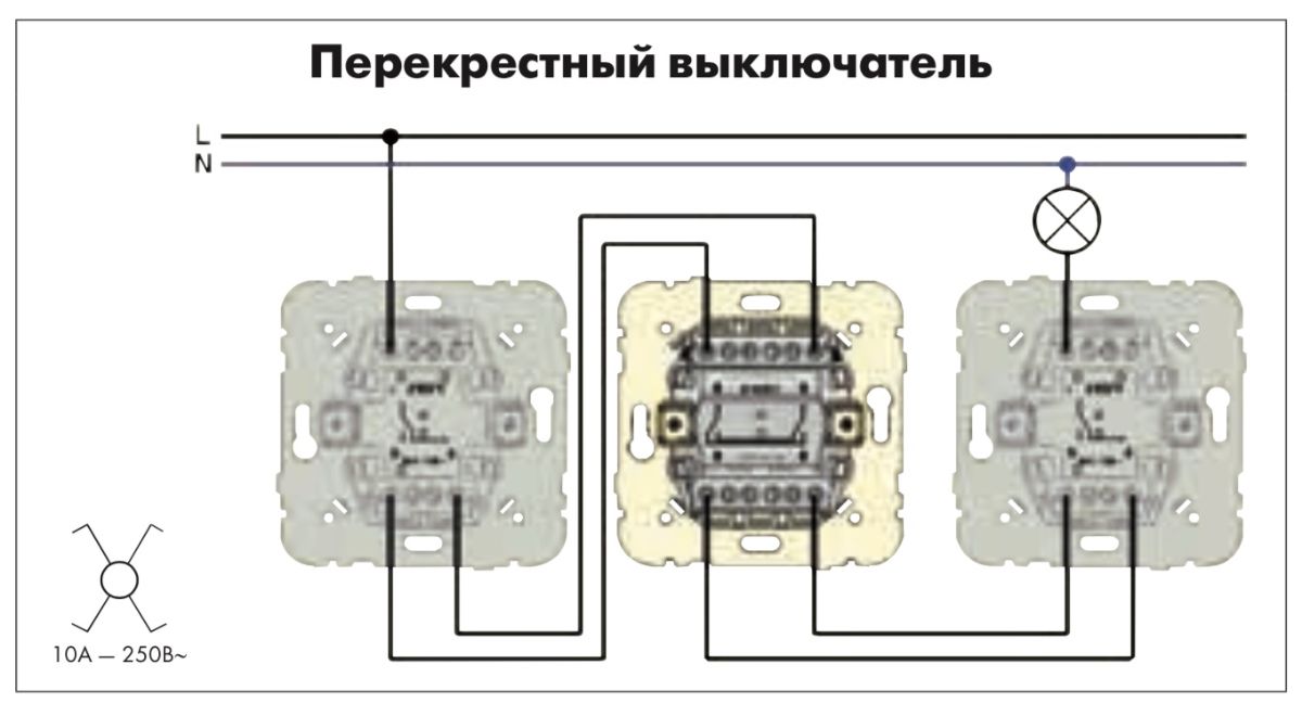 Схема с перекрестным переключателем