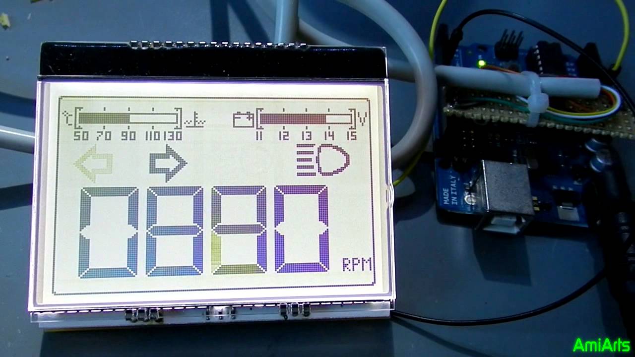 Автомобильный тахометр на ардуино