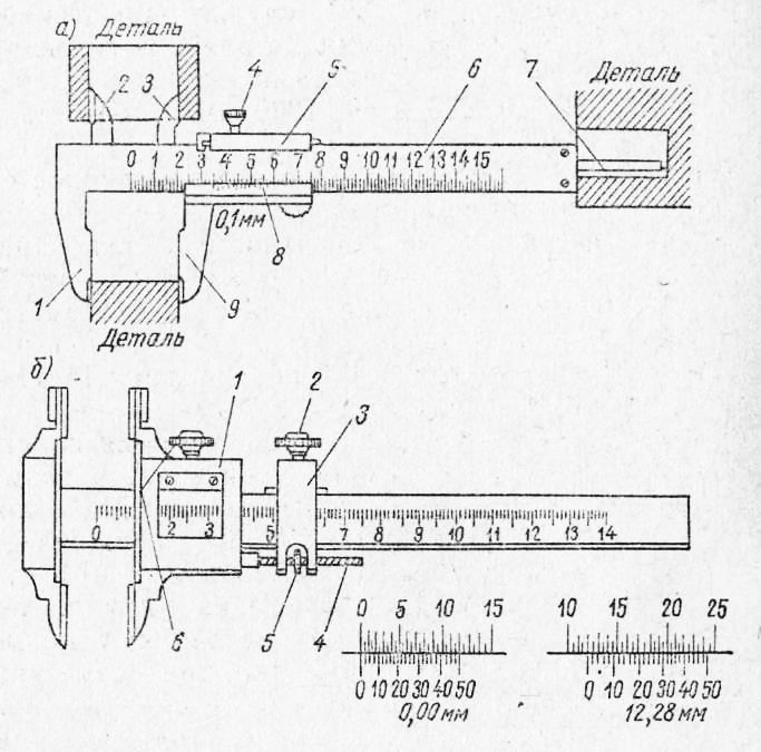 Сборочный чертеж штангенциркуля