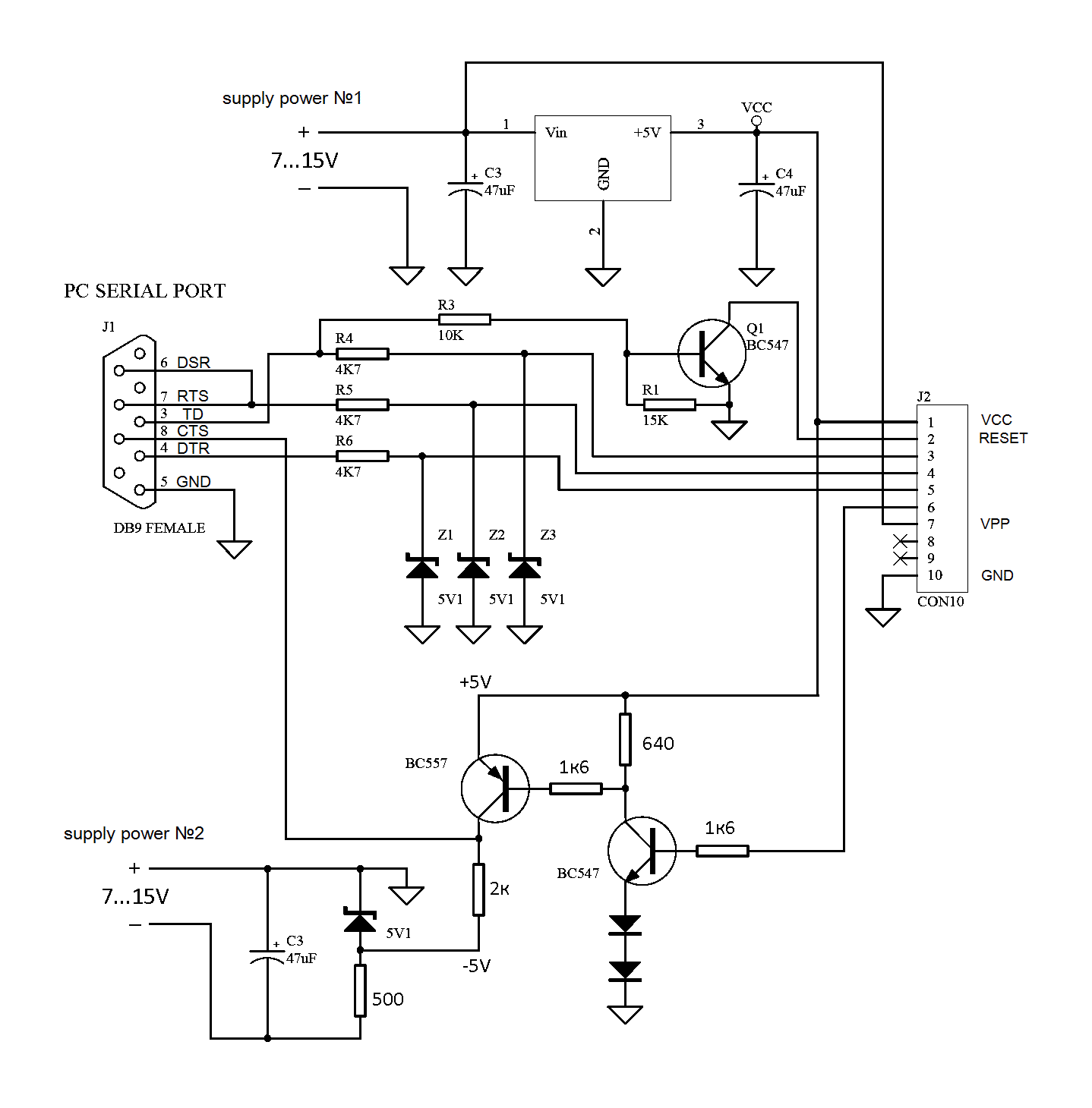 24с256 программатор usb схема