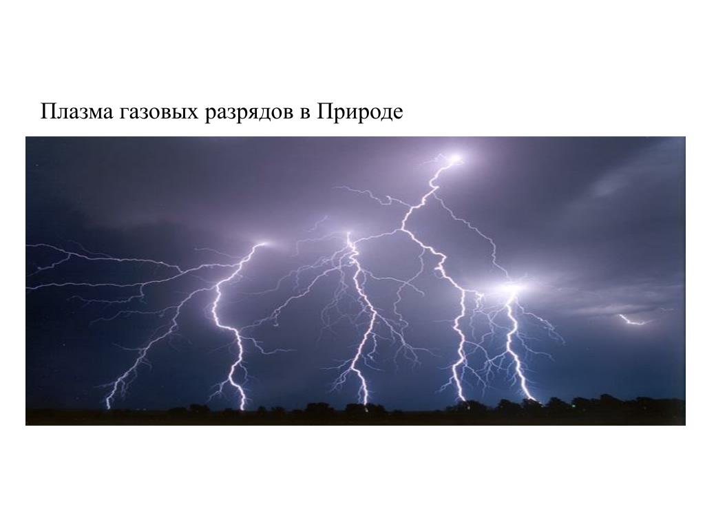 Плазма в природе. Плазма газового разряда. Электрическая молния.