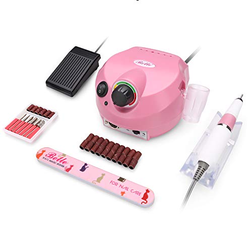 Belle Professional 30000RPM Electric Manicure Nail Drill File Machine Set for Acrylic Gel Nails