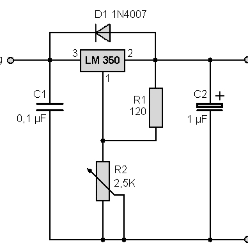 Lm350t характеристики схема подключения для регулировки питания