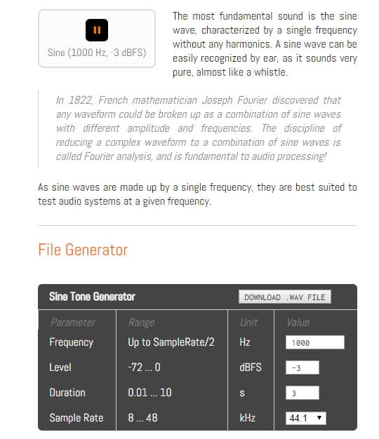  Online Tone Generator 