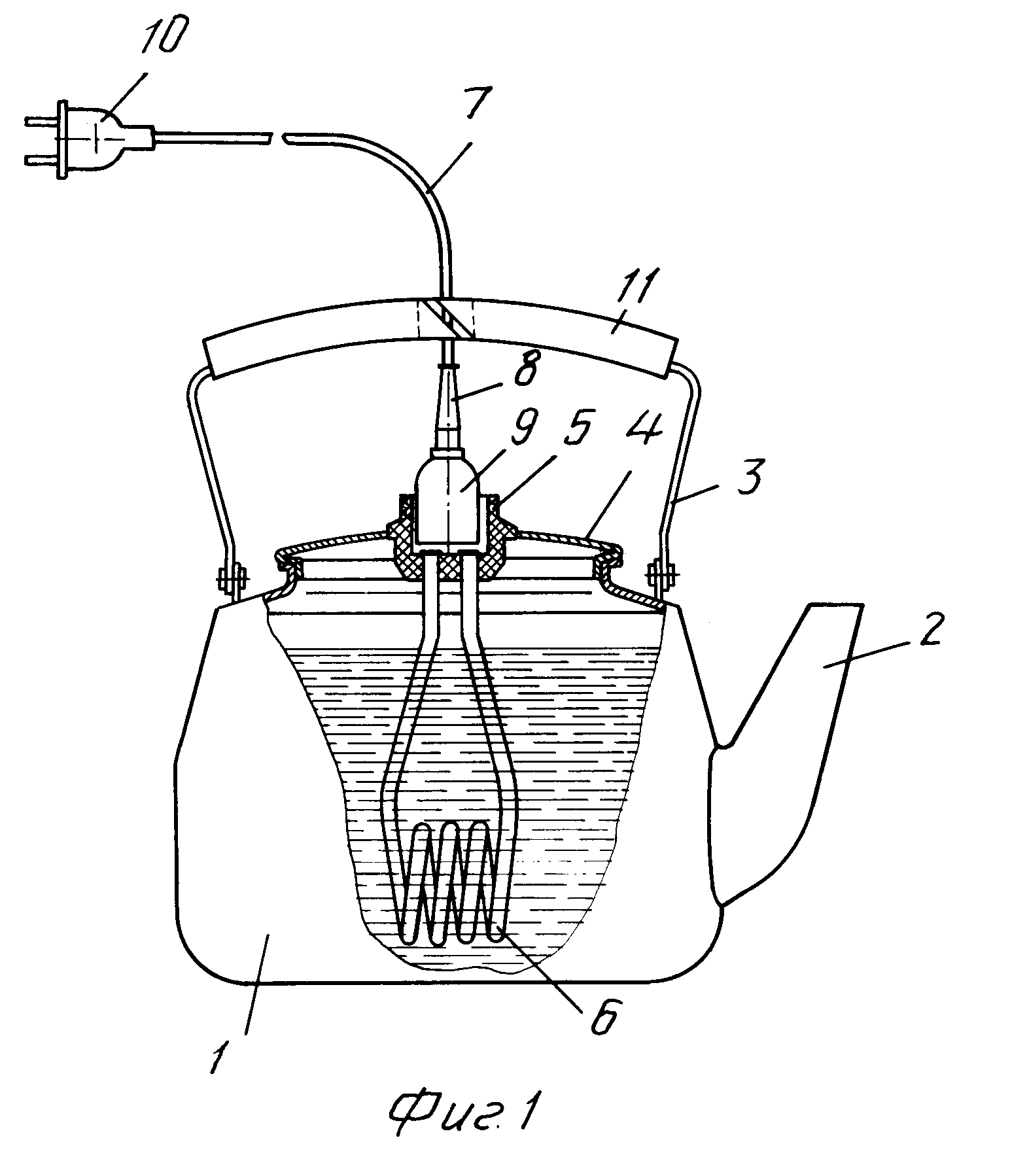 Схема электрического чайника