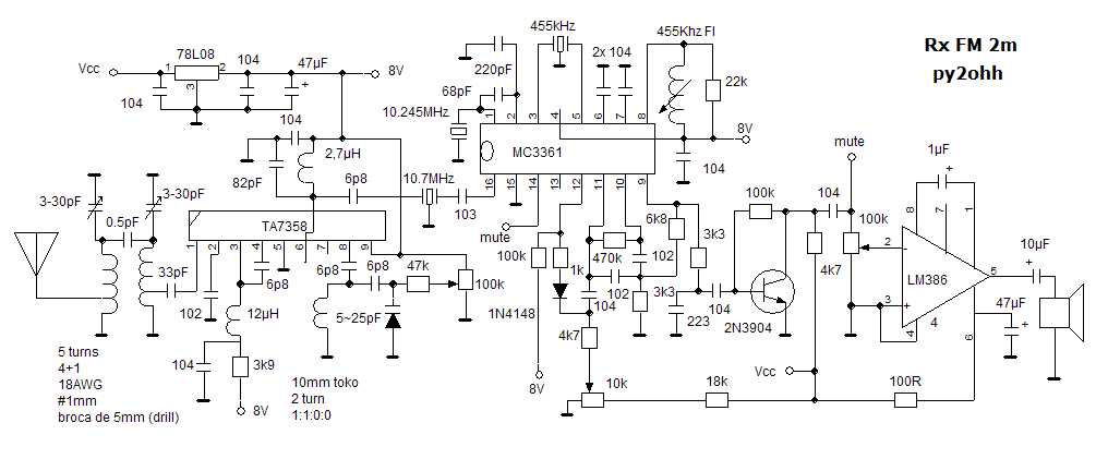 Ta7358apg fm радиоприемник схема