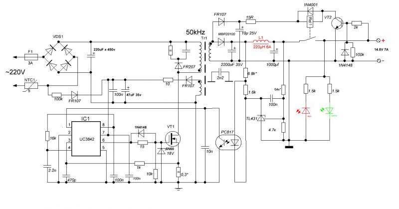 Uc4843b схема включения